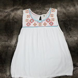 Spade & Heart top with embroidery